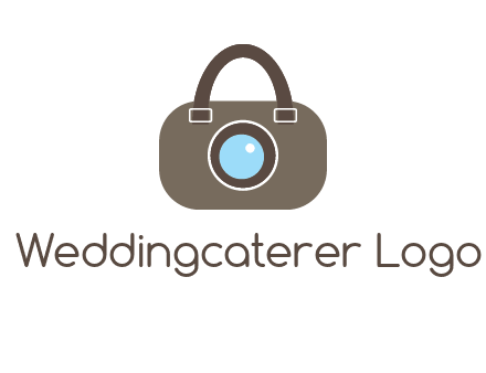 camera lens merged with beg logo