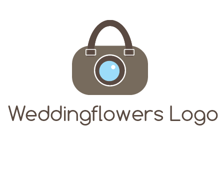 camera lens merged with beg logo