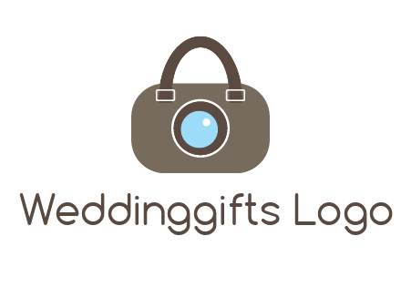 camera lens merged with beg logo