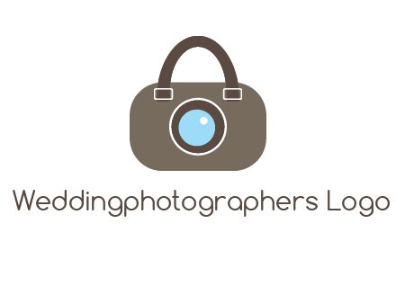 camera lens merged with beg logo