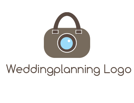 camera lens merged with beg logo