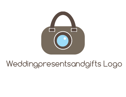 camera lens merged with beg logo