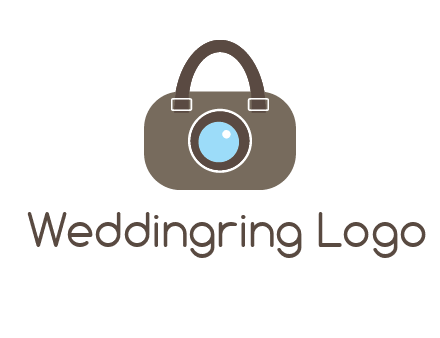 camera lens merged with beg logo