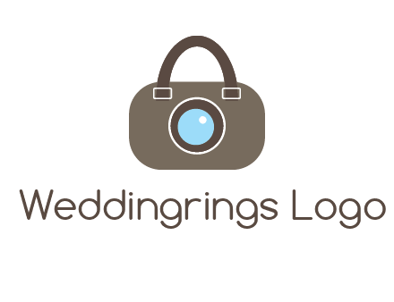 camera lens merged with beg logo