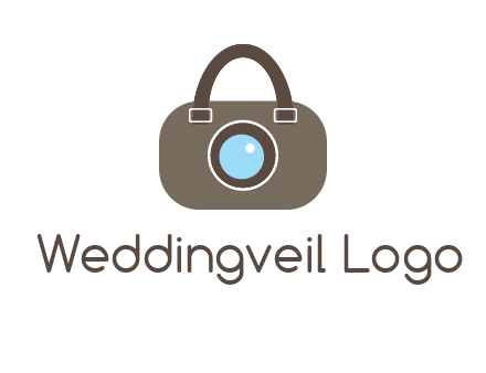 camera lens merged with beg logo