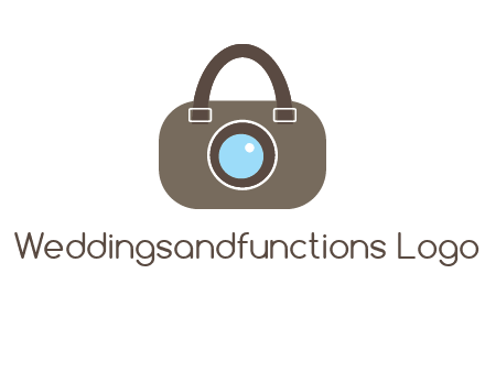 camera lens merged with beg logo