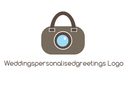 camera lens merged with beg logo