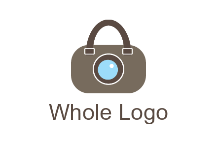 camera lens merged with beg logo