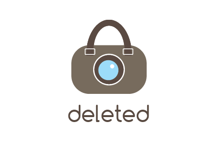 camera lens merged with beg logo