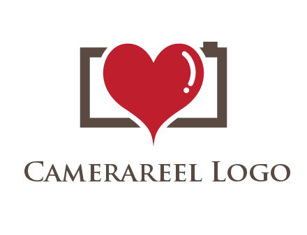 camera with heart logo