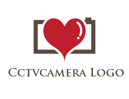 camera with heart logo