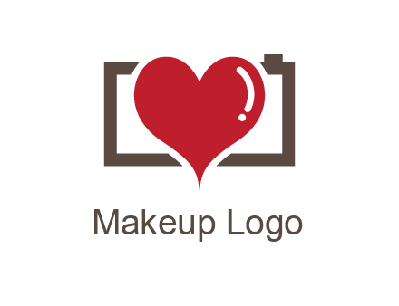 camera with heart logo
