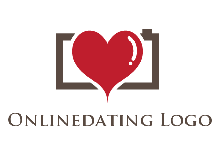 camera with heart logo