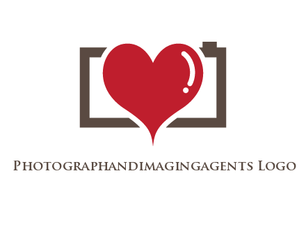 camera with heart logo