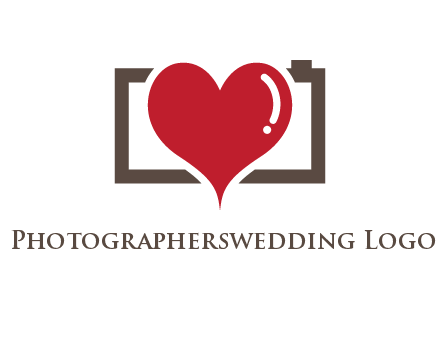 camera with heart logo