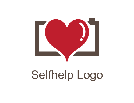 camera with heart logo