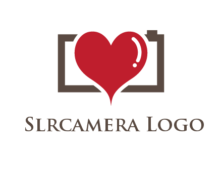 camera with heart logo