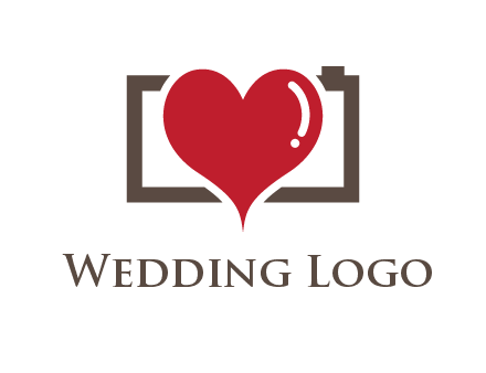 camera with heart logo