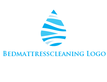 abstract water drop icon