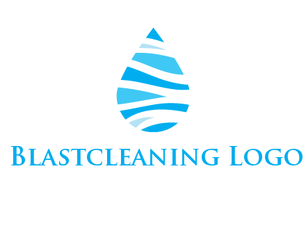 abstract water drop icon