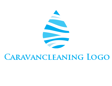 abstract water drop icon