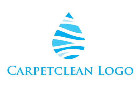 abstract water drop icon