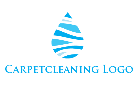abstract water drop icon