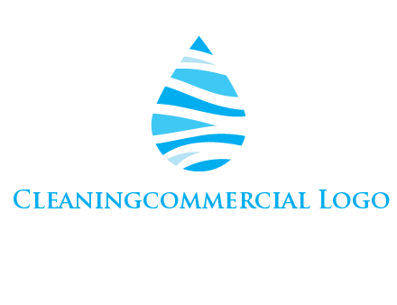 abstract water drop icon