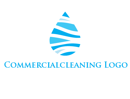 abstract water drop icon