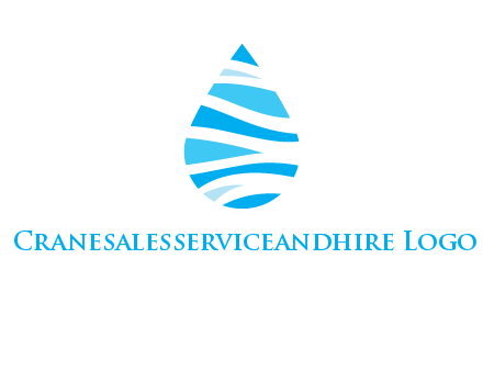 abstract water drop icon
