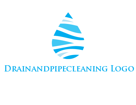 abstract water drop icon