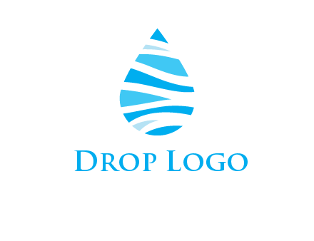 abstract water drop icon