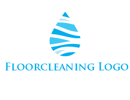 abstract water drop icon
