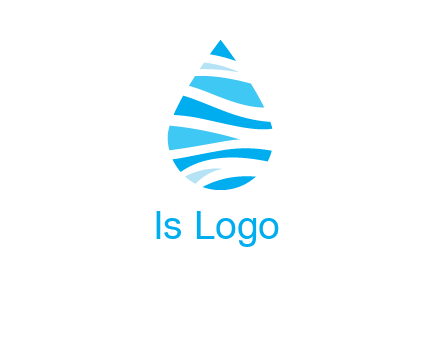 abstract water drop icon