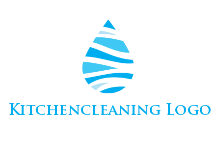 abstract water drop icon