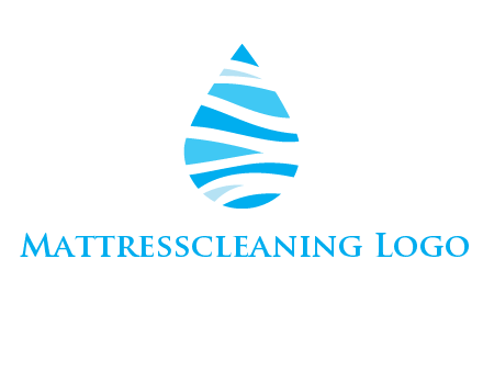 abstract water drop icon