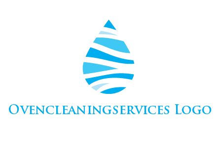 abstract water drop icon