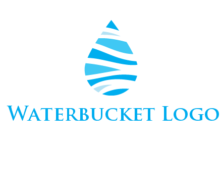 abstract water drop icon