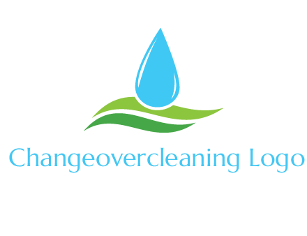 water drop on waves icon