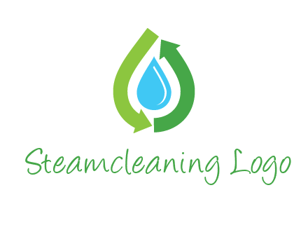 arrows around water drop icon