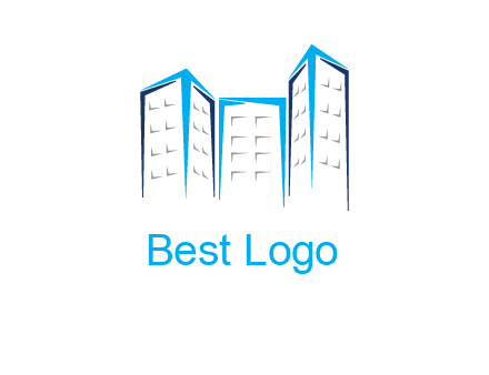 abstract building logo