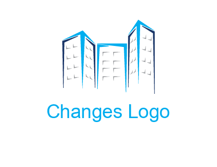 abstract building logo