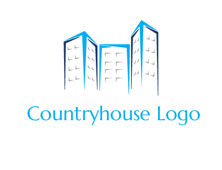 abstract building logo