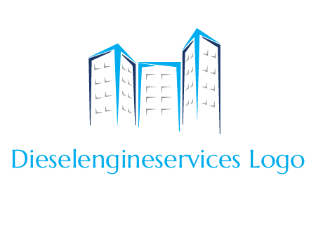 abstract building logo