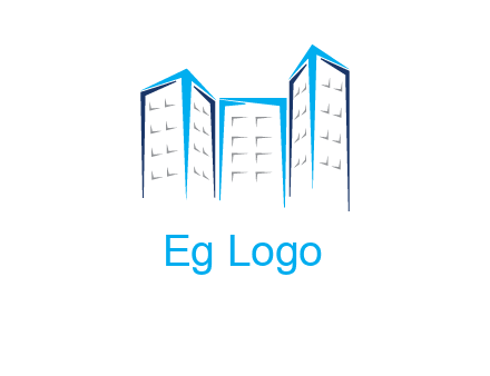 abstract building logo
