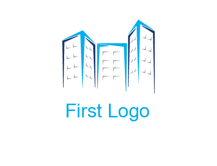 abstract building logo