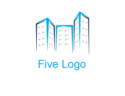abstract building logo