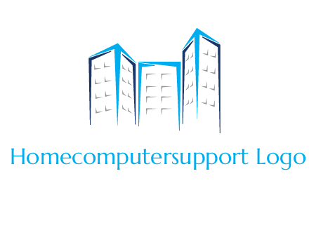 abstract building logo