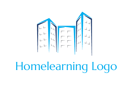 abstract building logo