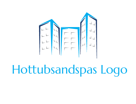 abstract building logo